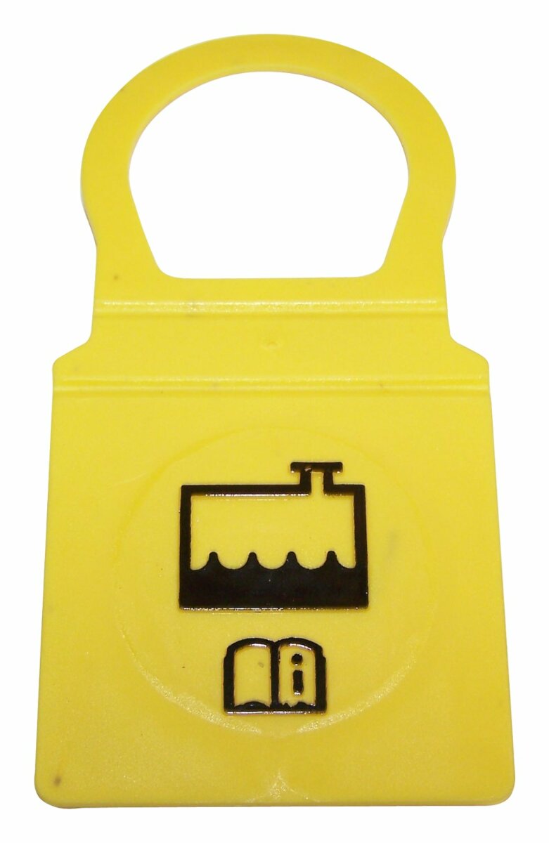 Jeep Plastic Yellow Coolant Bottle Cap - 55111074AA