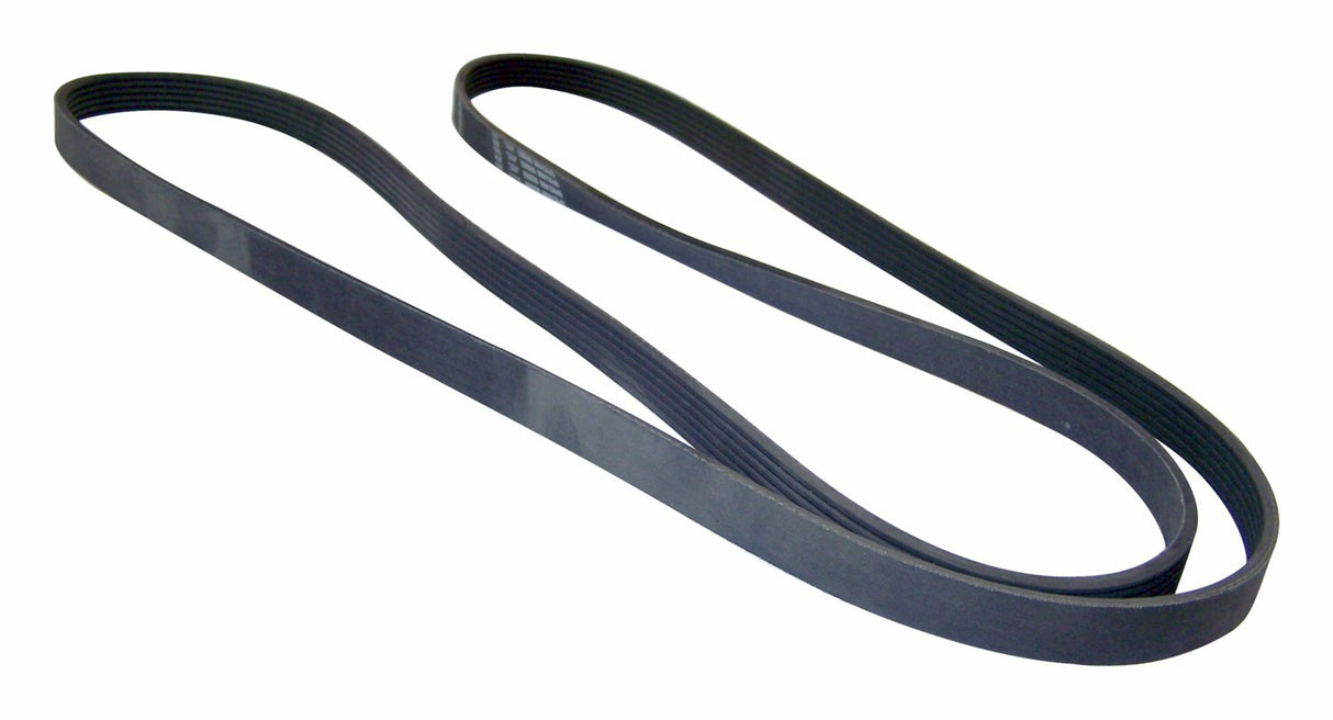 t Crown Automotive - Rubber Black Accessory Drive Belt - Q4060978 Crown Automotive