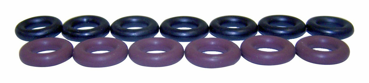 Jeep Rubber Black Fuel Injector O-Ring Kit - 83503637