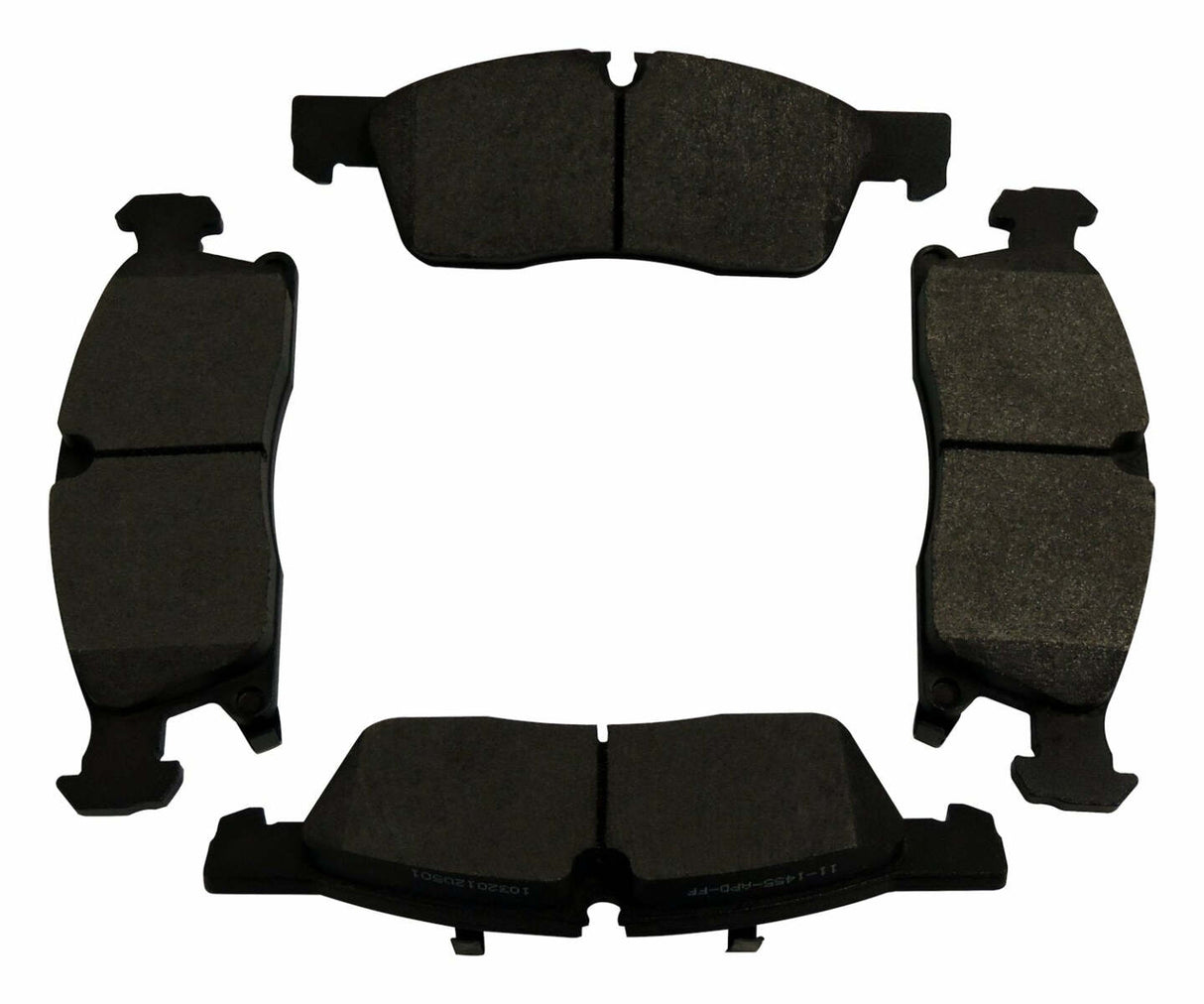 Jeep Semi-Metallic Gray Brake Pad Set - 68052370AA