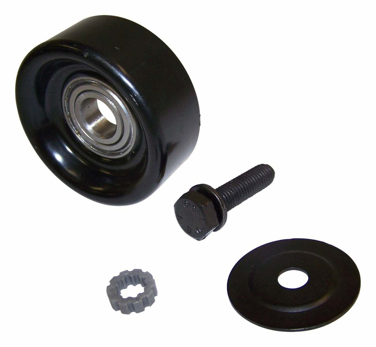 Jeep Steel Black Idler Pulley - 53013324AA