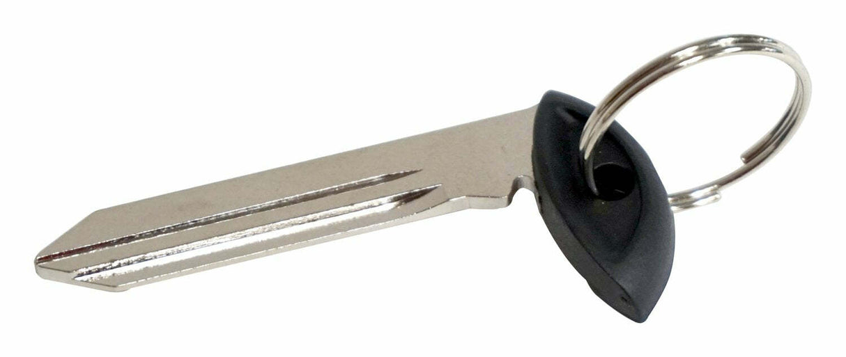 Jeep Steel Chrome Key Blank - 68029829AB black