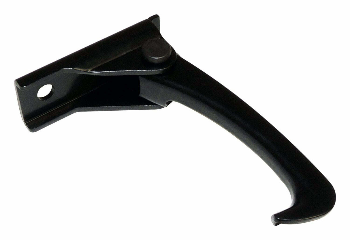 Hood Safety Catch Hook for 2001-2018 Jeep Wrangler JK Wrangler - 55395654AA steel black