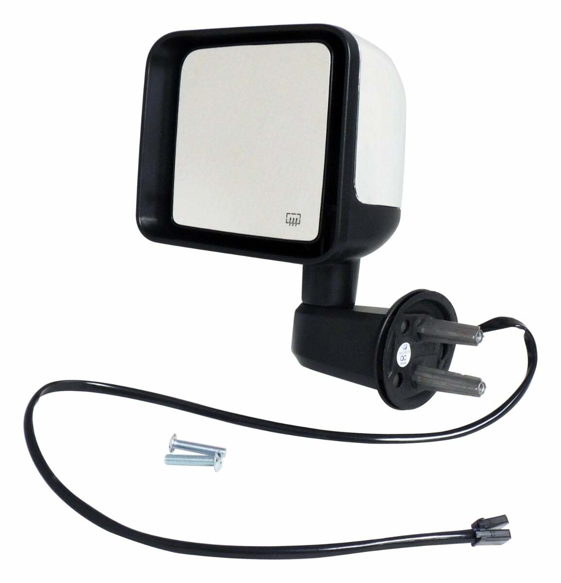t Crown Left Side Power, Heated, Mirror for 2015-2018 Jeep JK Wrangler; Chrome - 68249845AC Crown Automotive