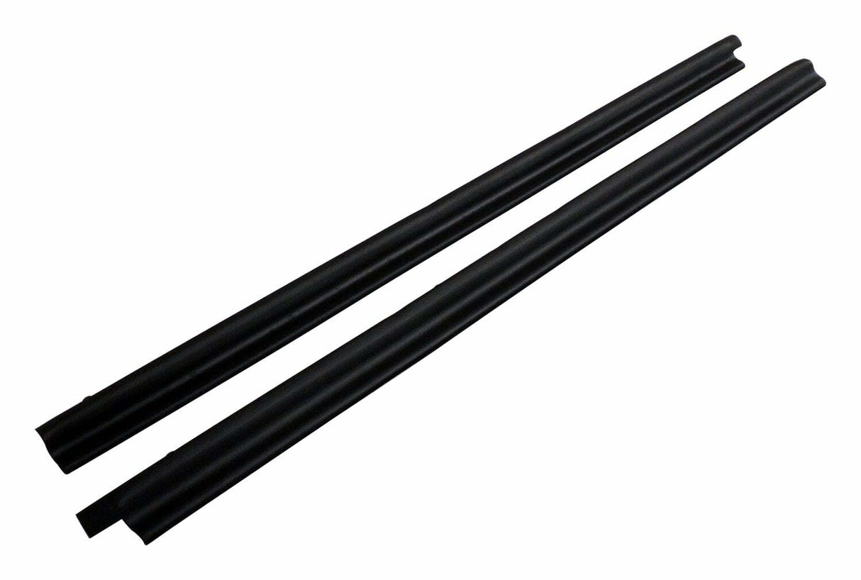 Outer Door Glass Weatherstrip Kit for 1976-1995 Jeep Wrangler YJ Wrangler & CJ-5, 7, & 8 - 55024254K black