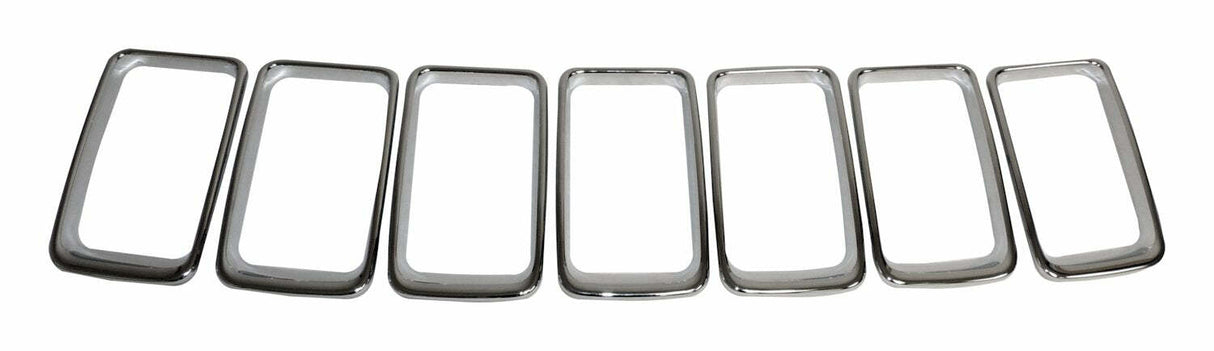 Polished Chrome Grille Insert Set for 2014-2016 Jeep WK Grand Cherokee - 68227779AA