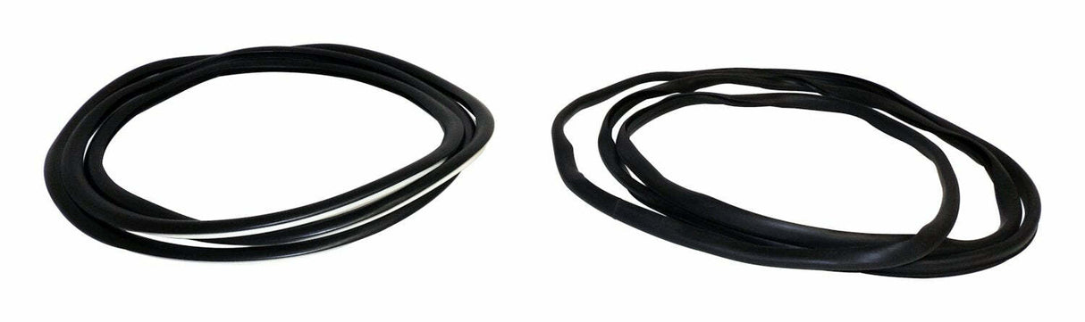 Windshield Weatherstrip & Molding Kit for 1997-2006 Jeep Wrangler TJ Wrangler - 55176430K black
