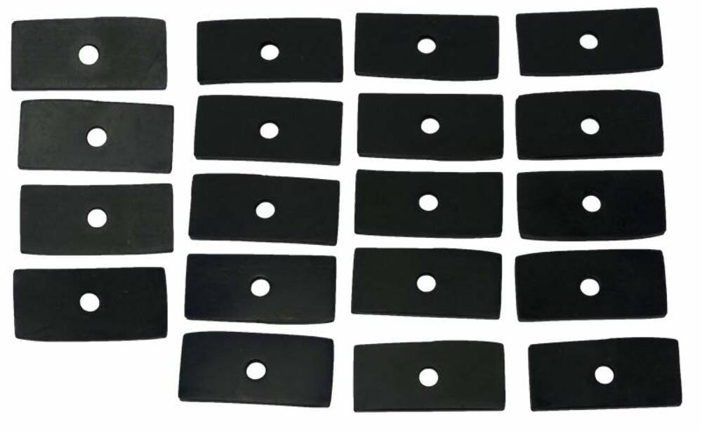 Fits 1955 - 1957 Chevrolet Full Size Pinch-Rail Pads CRP001