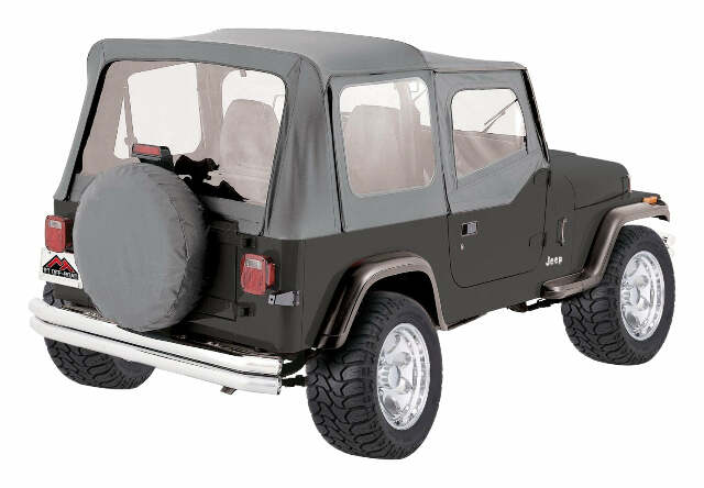 RT Off-Road door accessory fits 1987-1995 Jeep Wrangler gray fabric CT20009