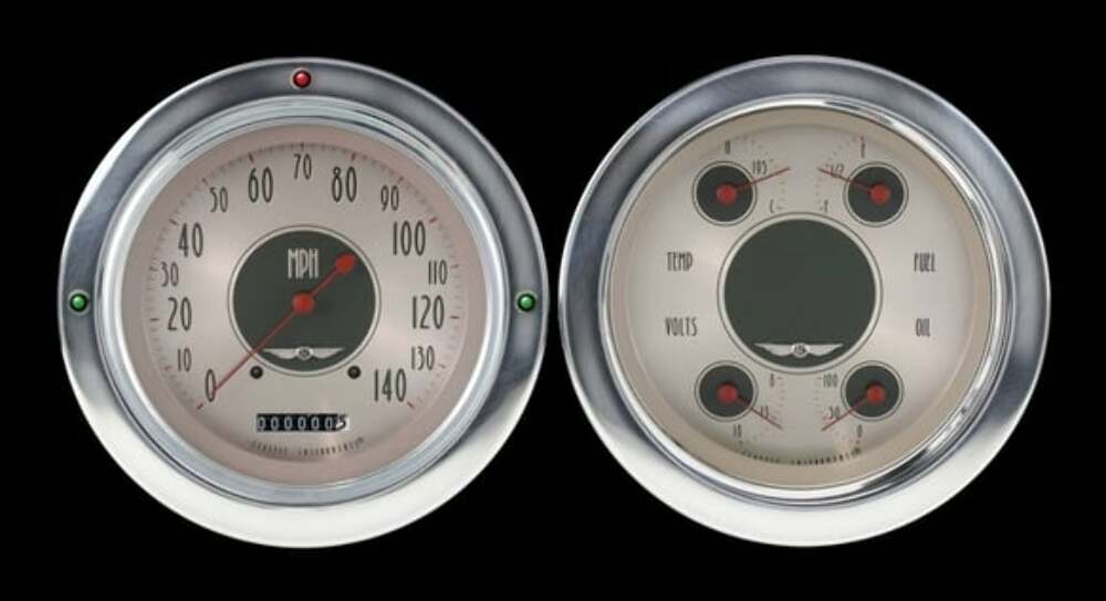 All American Nickel 1954-55 Chevy Truck Package CT54AN52 dash gauge cluster