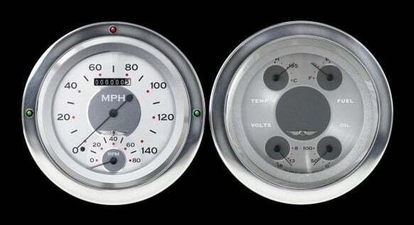 All American 1954-55 Chevy Truck Package w/ Speedtachular CT54AW62 dash gauge cluster