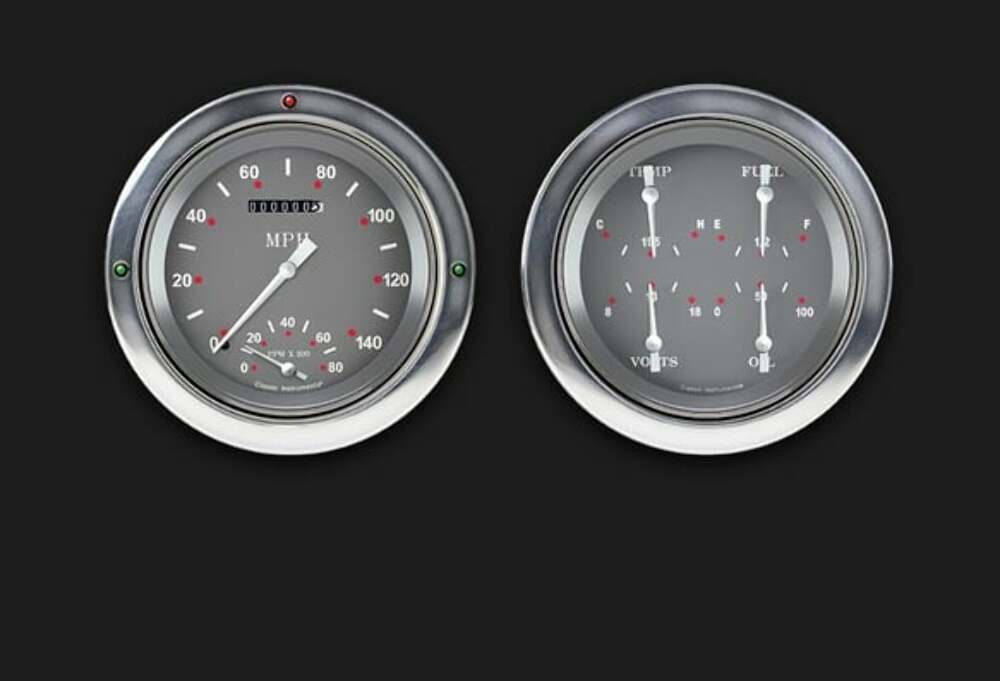 SG Series 1954-55 Chevy Truck Package w/ Speedtachular CT54SG62 dash gauge cluster