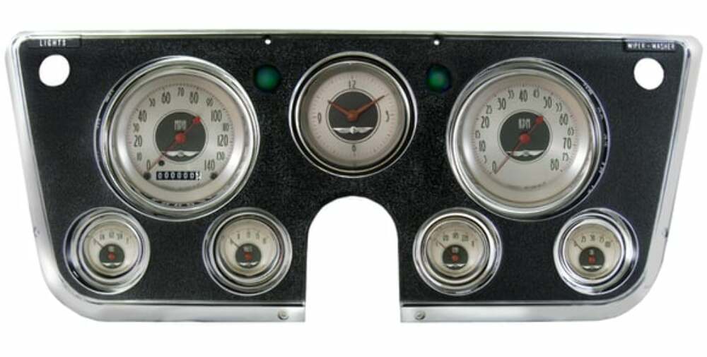 1967-1972 C10 Pickup All American Nickel LS Instrument Clusters CT67AN-LS