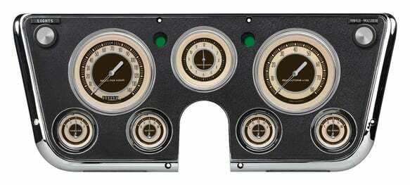1967-1972 Chevy C10 Pickup Nostalgia VT Instrument Clusters CT67NT