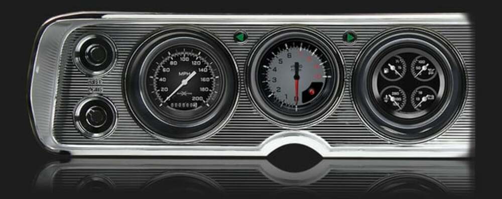 AutoCross Gray 1964-65 Chevelle Package CV64AXG for 1964-1965 Chevelle dash gauge cluster