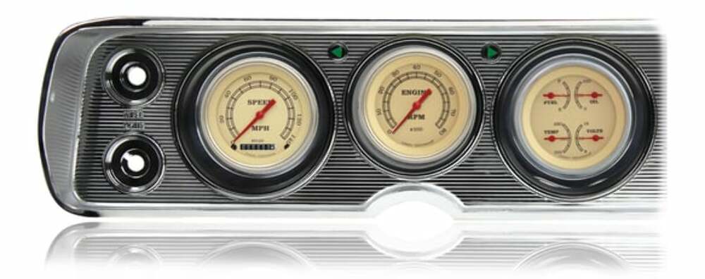 Vintage 1964-65 Chevelle Package CV64VT for 1964-1965 Chevelle dash gauge cluster