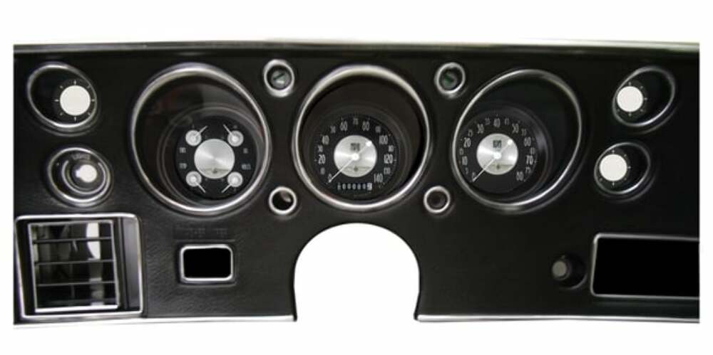 All American Trad. 70-72 Chevelle SS Package CV70AT dash gauge cluster