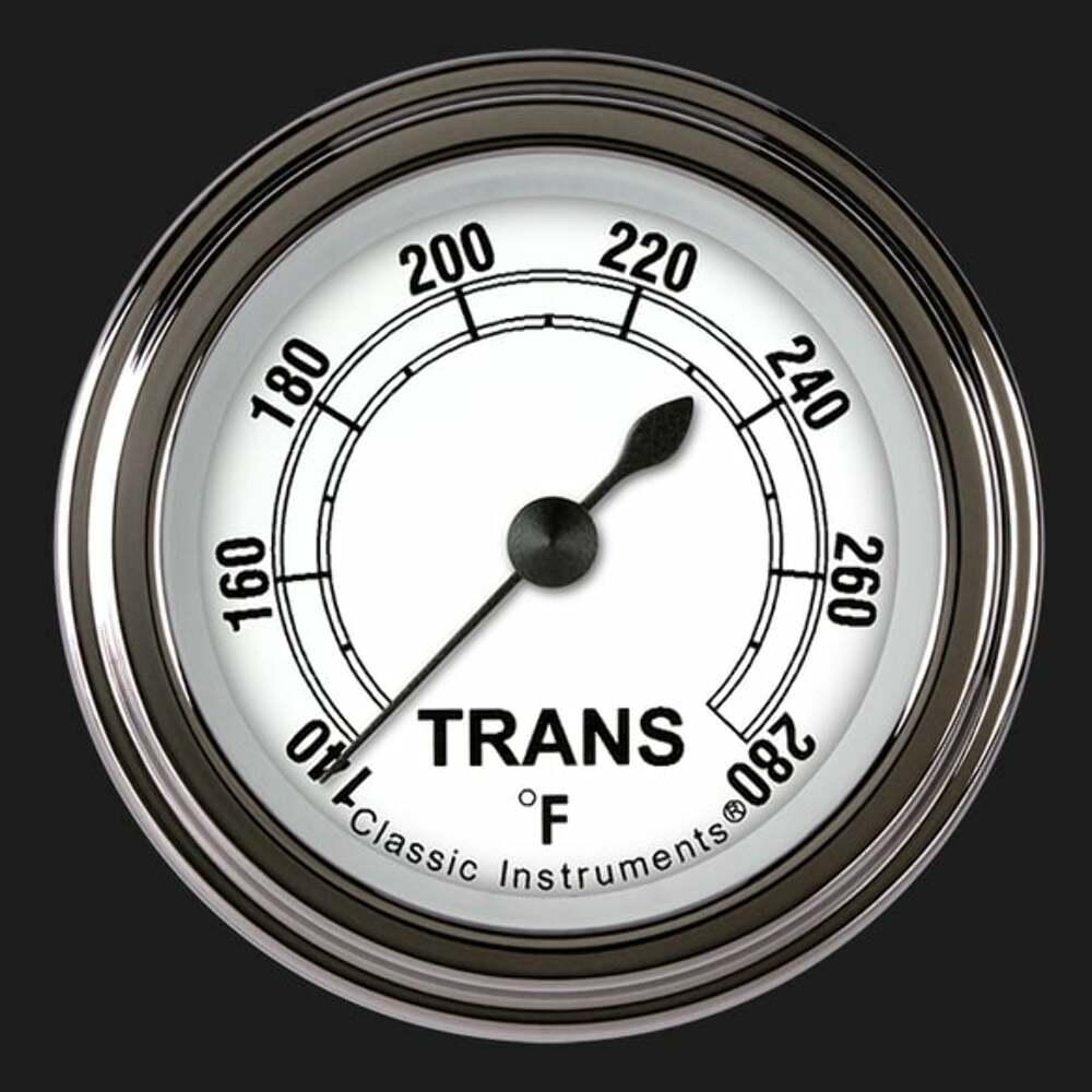 White 2 1/8" Transmission Temperature Gauge CW127SLF