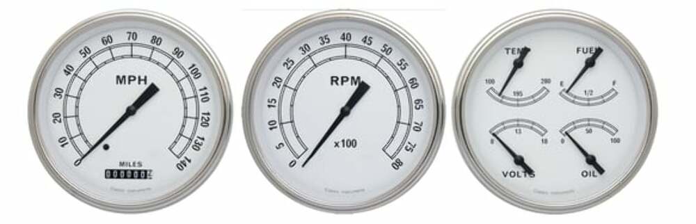 Classic Instruments analog dash gauge set