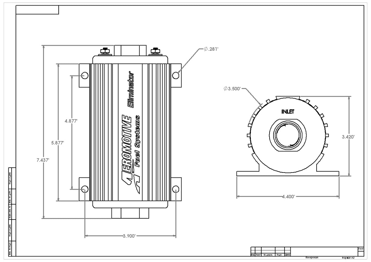 Aeromotive fuel pump Eliminator 11104