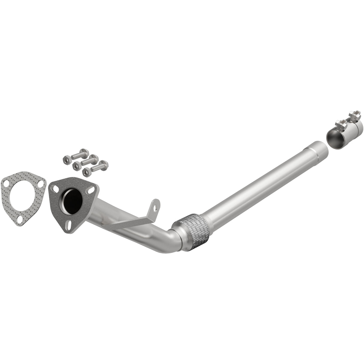 2005-2008 Audi A4 Quattro Direct-Fit Front Pipe Kit 107-0058 stainless steel