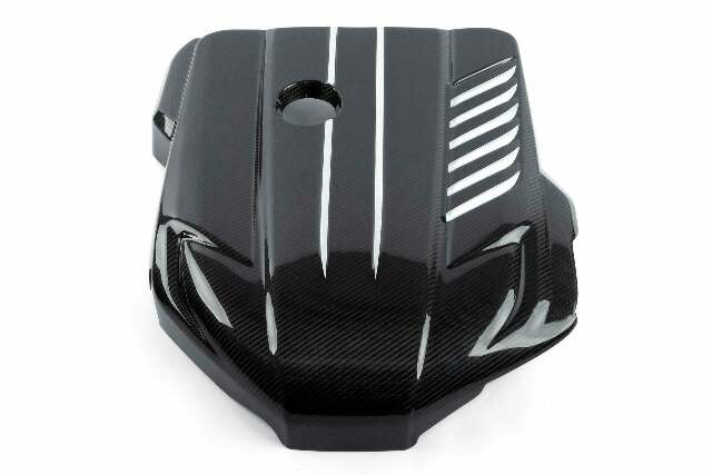 Fits 2020-2023 Toyota Gr Supra 3.0T; Carbon Fiber Engine Cover-D590-0002