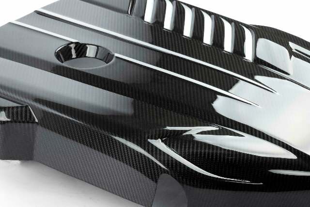 Fits 2020-2023 Toyota Gr Supra 3.0T; Carbon Fiber Engine Cover-D590-0002