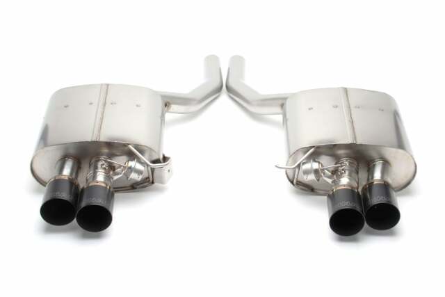 Free Flow Axle-Back Exhaust for 2006-2010 BMW M5 D660-0009A-BLK BMW performance