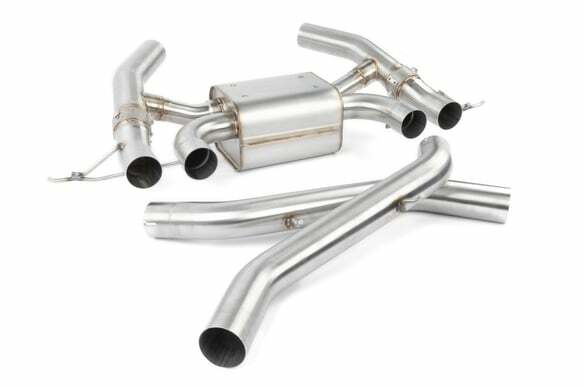 Valved Axle-Back Exhaust For 2023-2024 Bmw M2 Stainless Black Tips-D660-0100-BLK BMW performance