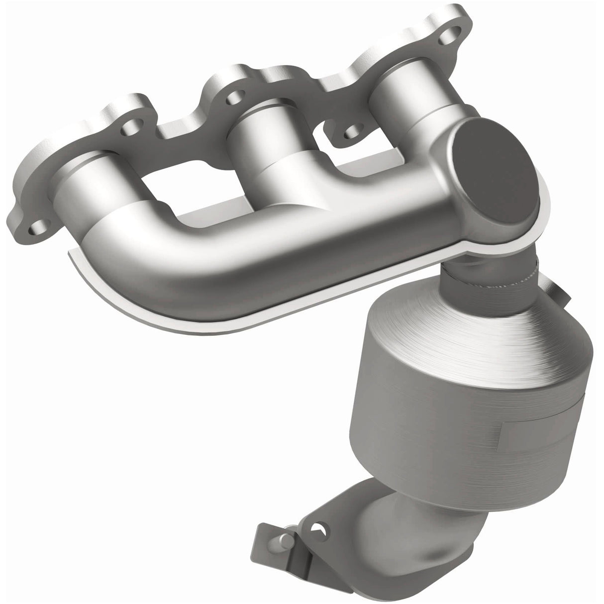 Catalytic Converter with Integrated Exhaust Manifold for HM Grade Federal / EPA Compliant Direct-Fit Manifold Catalytic
