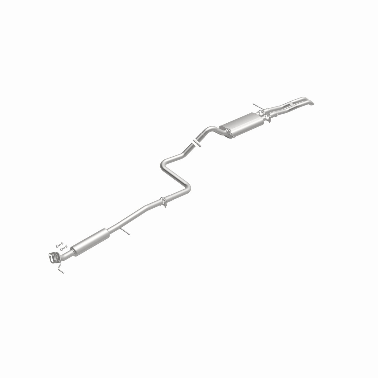 Fits 2011-2019 Ford Fiesta 1.6L Direct-Fit Replacement Exhaust System aluminized steel