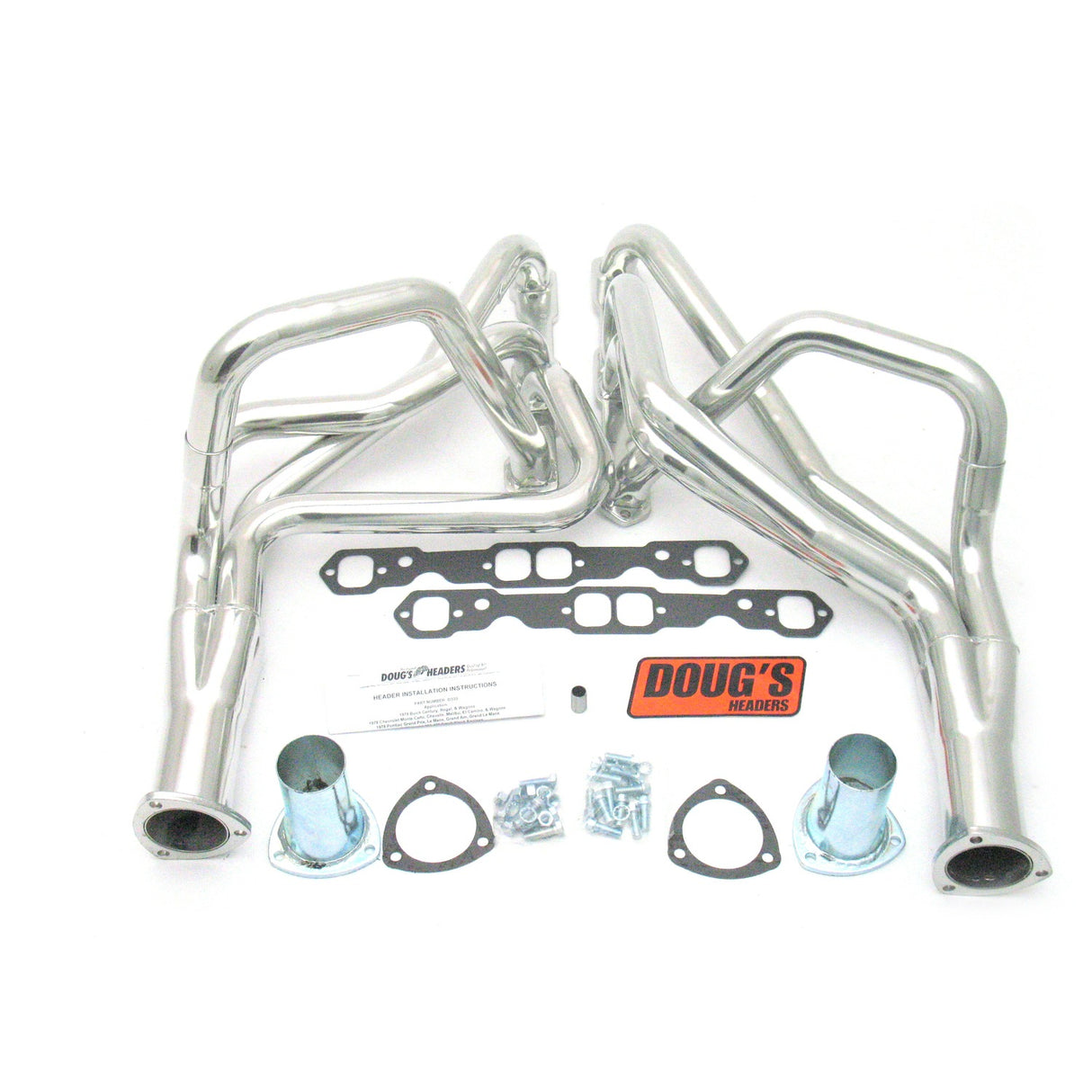 Long Tube Headers for 78-87 GM G Body 265-400 SBC 1-3/4in Primary D330