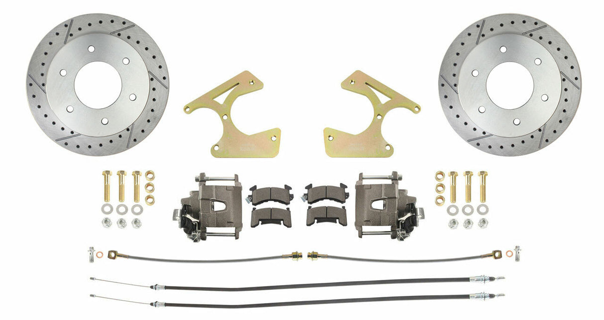 disc brake conversion kit for 1963-1987 Chevy C10 stainless steel steel disc brake drum brake fits-1963-1987-c10-truck-rear-6-lug-drilled-slotted-disc-brake-kit-dbk1012trk-lx MBM