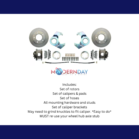 disc brake conversion kit for 1954-1981 Jeep dana-30-44-25-27-axle-front-disc-brake-conversion-kit-dbk5edf MBM
