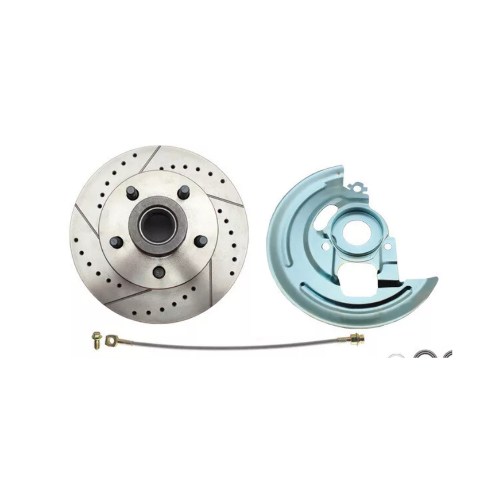 disc brake conversion kit for 1962-1967 Chevy Nova stainless steel steel black disc brake fits-1962-67-chevy-nova-x-disc-brake-kit-drilled-slotted-rotors-black-dbk6267lxb MBM