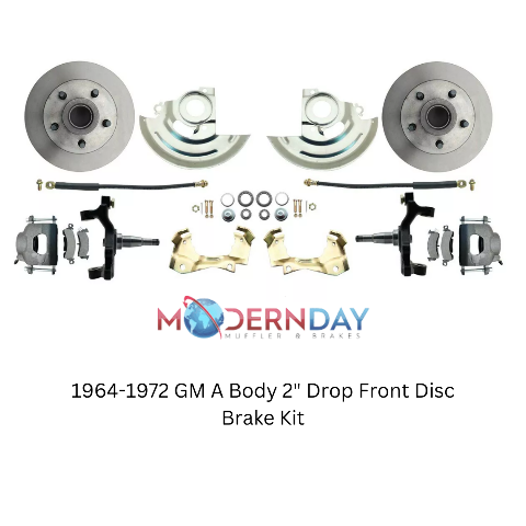 disc brake conversion kit for 1964-1972 Chevy fits-1964-1972-gm-a-body-2-drop-front-disc-brake-kit-dbk6472d MBM