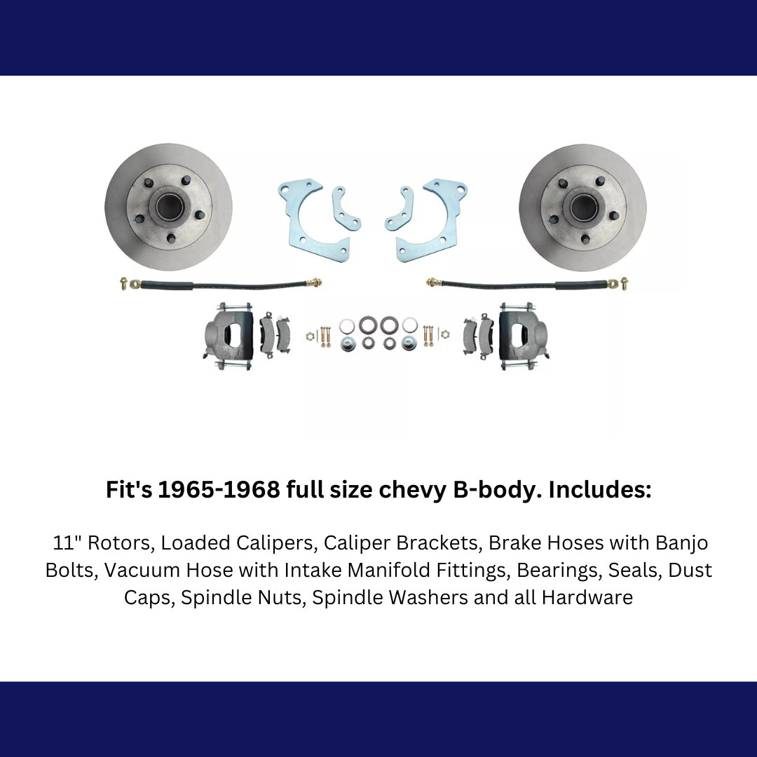 disc brake conversion kit for 1965-1968 Chevy fits-1965-1968-gm-full-size-standard-disc-brake-kit-dbk6568 MBM