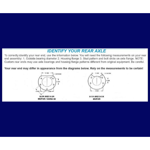 disc brake conversion kit for 1957-1974 disc brake universal fits-1957-1974-mopar-8-3-4-dana-60-rear-disc-brake-kit-rotors-e-brake-dbk834 MBM
