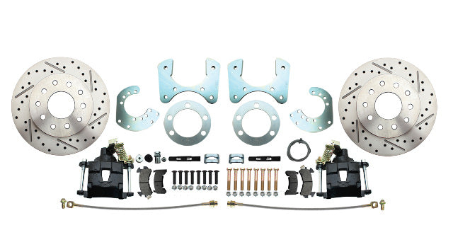 brake caliper for 1957-1974 stainless steel steel black disc brake fits-1957-74-mopar-8-3-4-dana-60-rear-brake-slotted-w-e-brake-black-dbk834lxb MBM