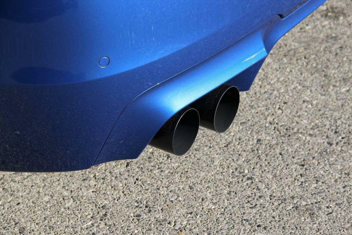 Free Flow Axle-Back Exhaust - 2012-2016 BMW M5 - D660-0044-BLK BMW performance