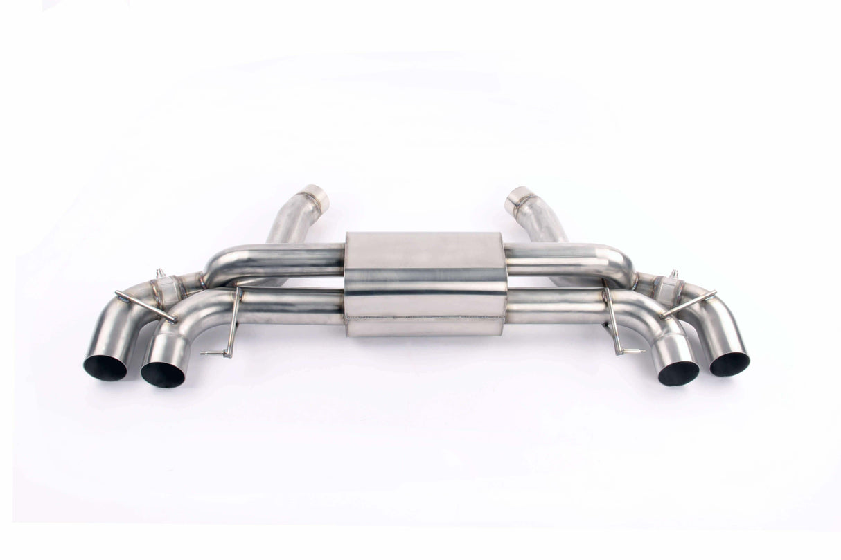 Free Flow Axle-Back Exhaust - 2018-2019 BMW M5 - D660-0079-BLK BMW performance