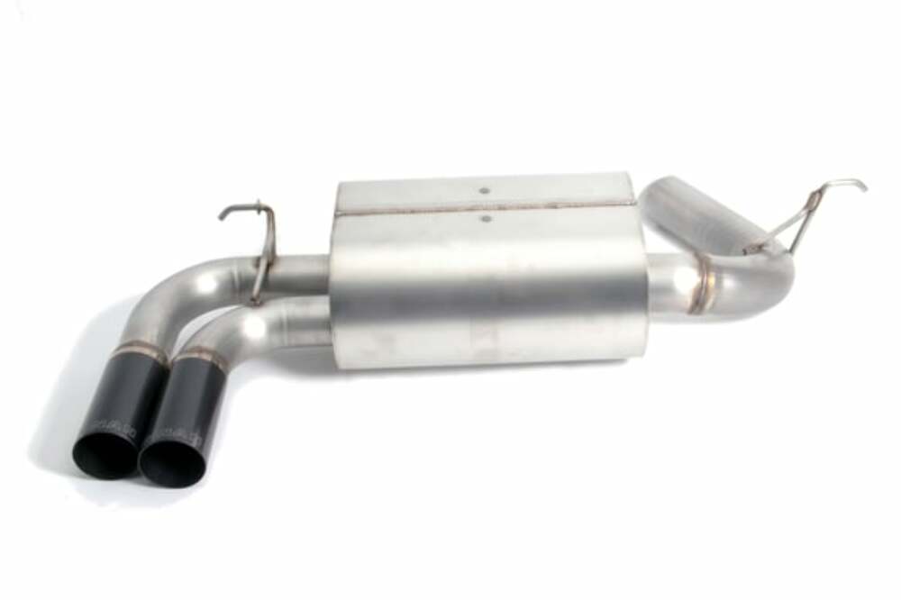 Free Flow Axle-Back Exhaust for 2012-2016 BMW 328i/428i D660-0046-BLK BMW performance black polished stainless steel