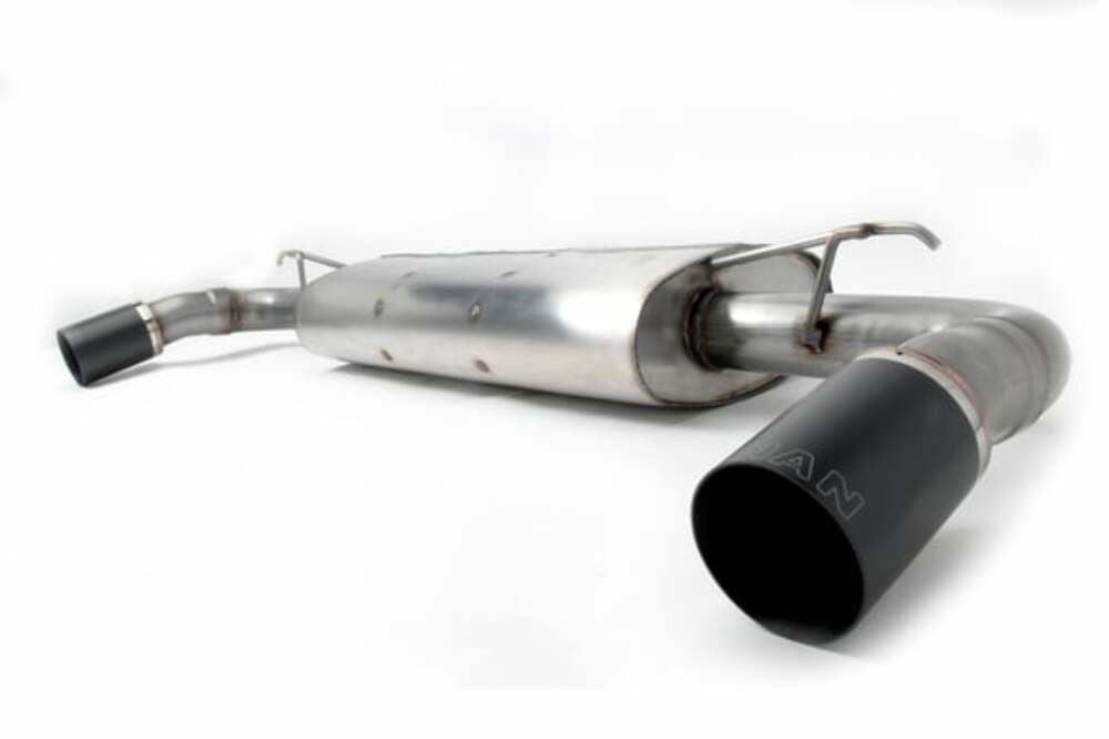 Free Flow Axle-Back Exhaust for 2015-2019 BMW X5M/X6M D660-0054A-BLK BMW performance black polished stainless steel