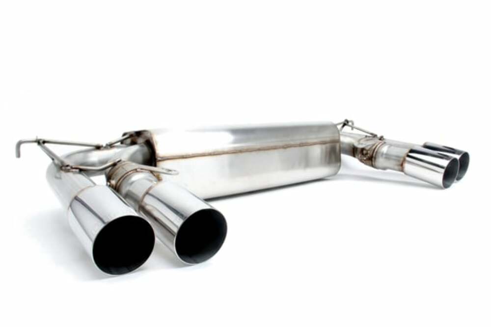 Free Flow Axle-Back Exhaust for 2015-2019 BMW X5M/X6M D660-0054A BMW performance black polished stainless steel