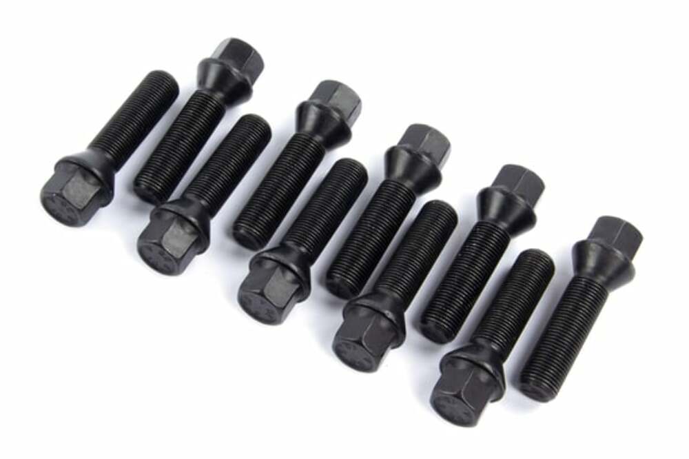 Lug Bolts; M14x1.25 for Cone Seat for 30mm D220-0002 BMW performance black