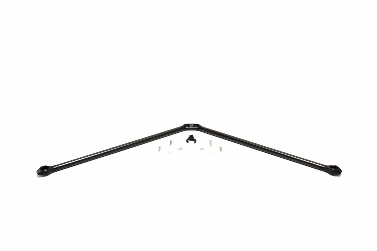 Strut Tower Brace 04-10 525i/530i/535i/545i/550i/M5/645Ci/650i D180-0007A BMW performance black aluminum