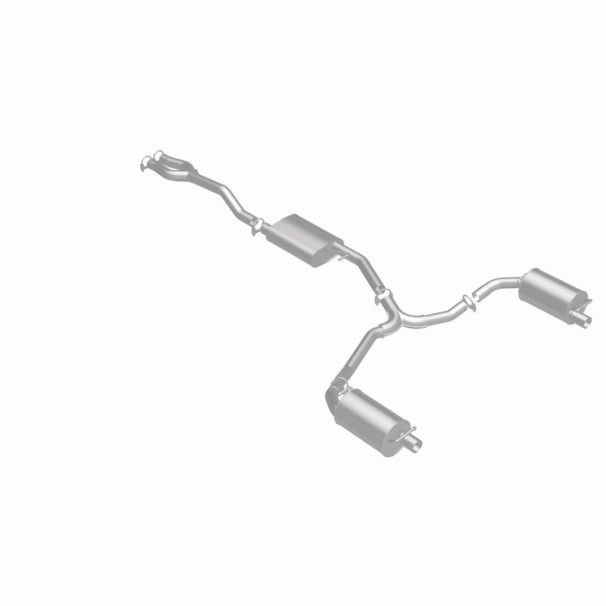 Direct-Fit Replacement Exhaust System 106-0842 for 2011-2014 Dodge aluminized steel