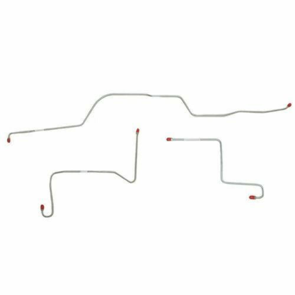 Front Brake Line Kit for 1966 Ford Fairlane drum brakes stainless steel