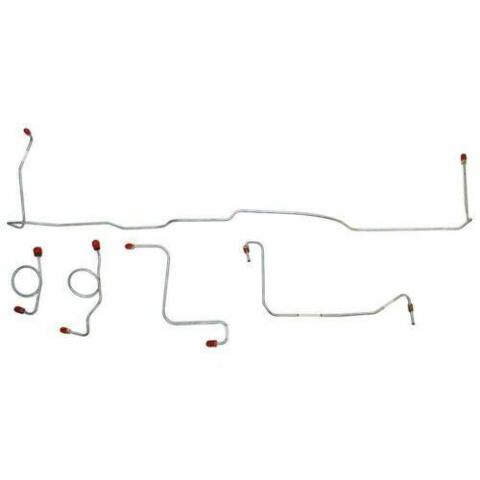Front Brake Line Kit for 1967 Ford Fairlane drum brakes