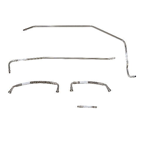 Fits 00-07 Ford Taurus, non-ABS, Disc/Drum; Transmission Cooler Lines-DTC0001SS